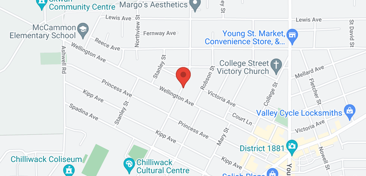 map of 306 9130 CORBOULD STREET